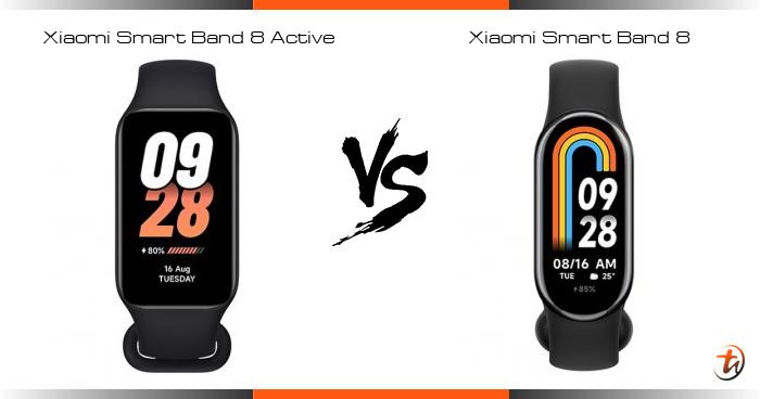 Xiaomi Smart Band 8 vs. Xiaomi Smart Band 8 Active: todas las