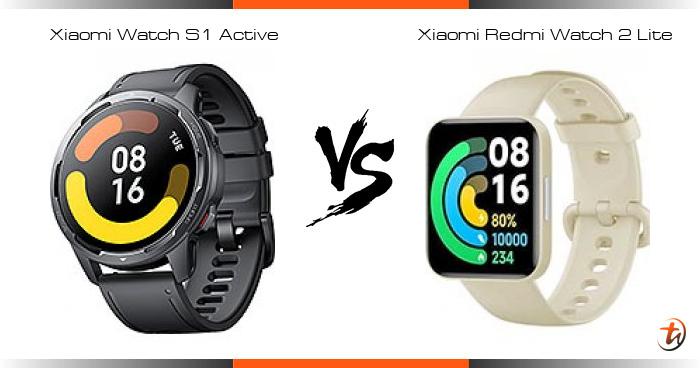 Compare Xiaomi Watch S1 Active vs Xiaomi Redmi Watch 2 Lite specs and ...