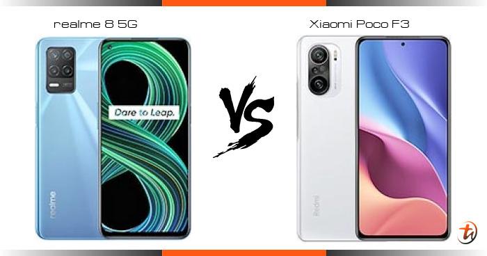 realme 8 vs poco f3