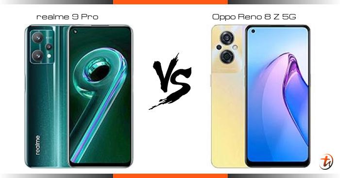 oppo reno 8 compare realme 9 pro plus