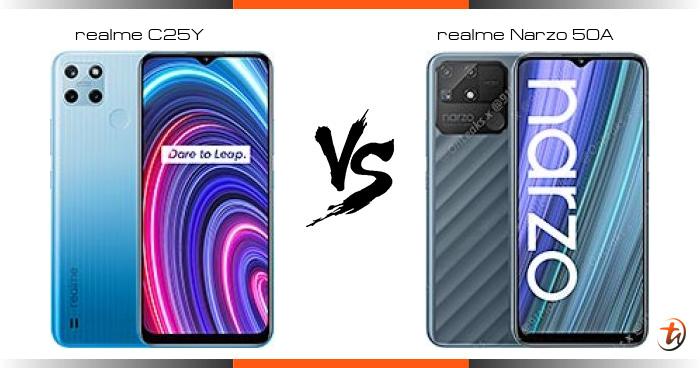 realme c25y and realme narzo 50a comparison