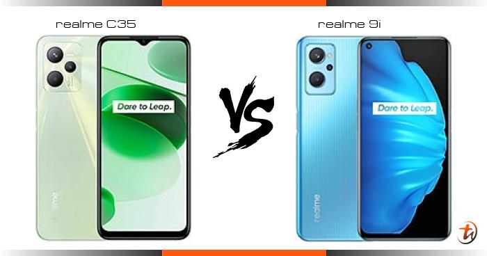 realme 9i and c35 comparison