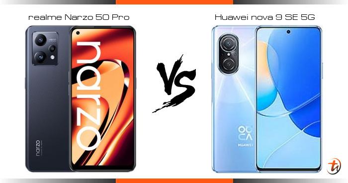 realme 9 pro vs huawei nova 9 se