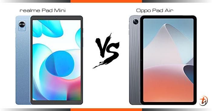 Realme Pad vs Realme Pad Mini: What is the difference?