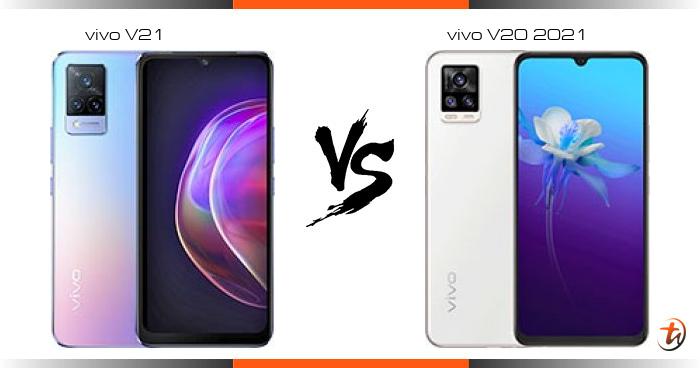 vivo v21 vs v20