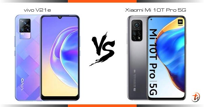 vivo v21 vs mi 10t pro