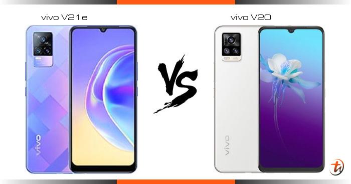 vivo v20 vs vivo v21e