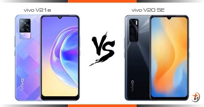 vivo v21e vs v20