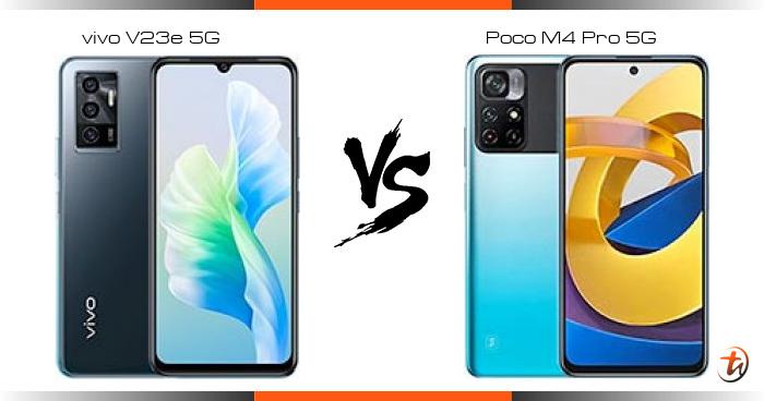 vivo v23e vs poco m4 pro