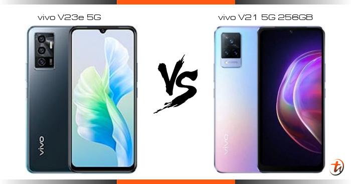 vivo v21 and v23e comparison