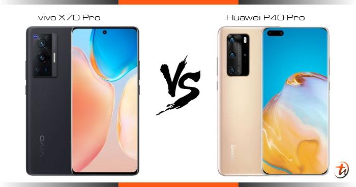 vivo x70 pro vs huawei p40 pro