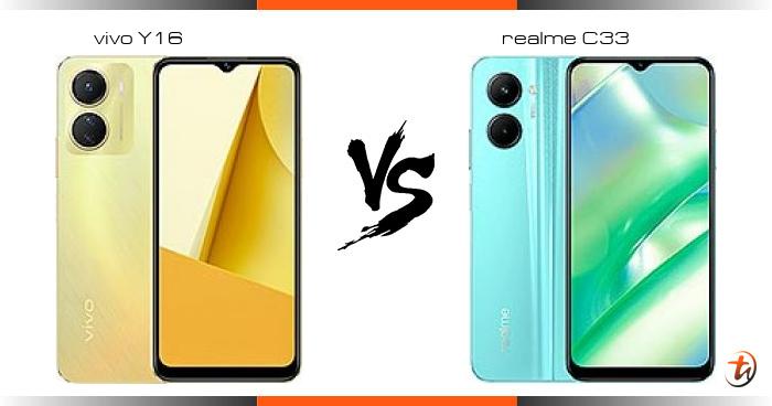 vivo y15s vs realme c33