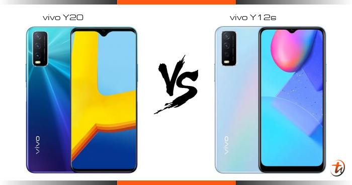 vivo y12s vs y20