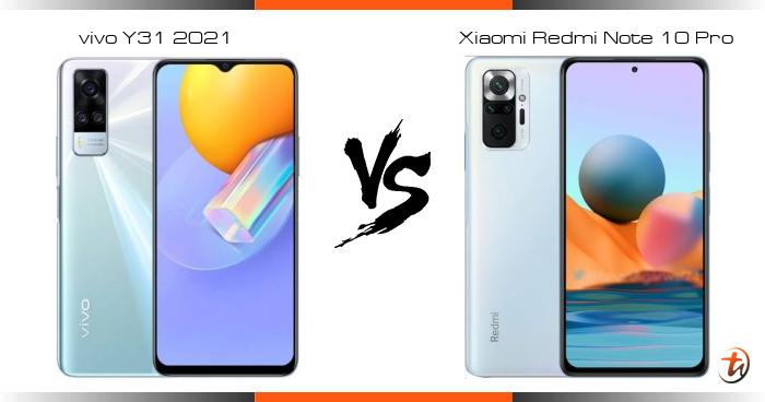 vivo y33 vs redmi note 10 pro