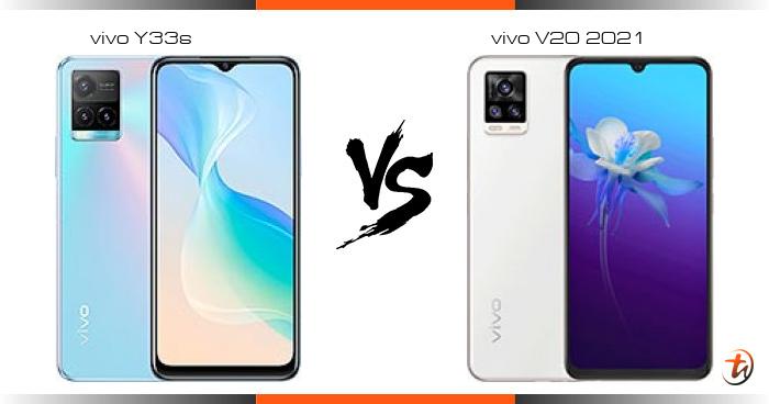 vivo y33s vs vivo v20