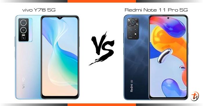 vivo y76 5g vs redmi note 11