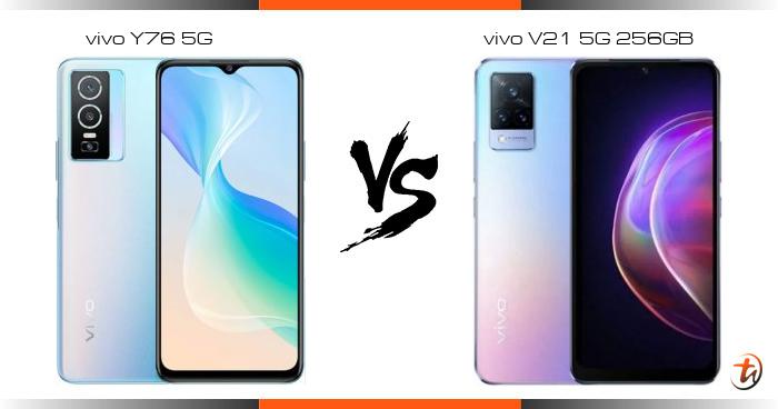 vivo y76 vs v21